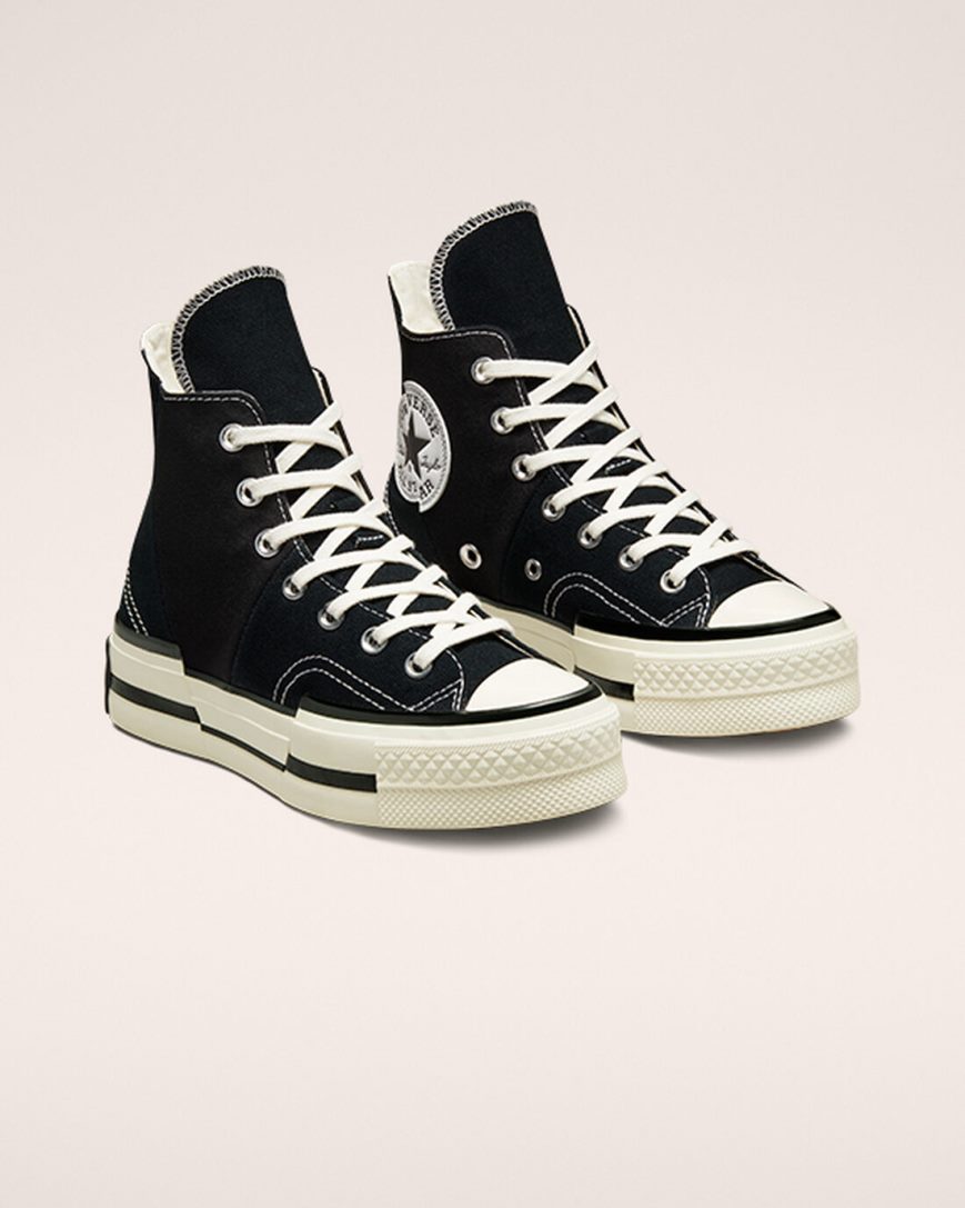 Zapatillas Altas Converse Chuck 70 Plus Mujer Negras | PE 2P4W58